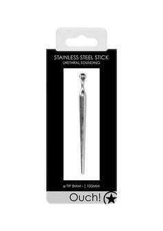 Gladde Penis Plug - 8 mm