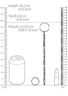 RVS Geribbelde Dilator - 9 mm