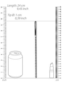 RVS Geribbelde Dilator - 10 mm