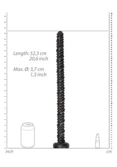 Ass Snake Getextureerde Dildo