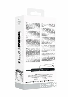 Klittenband Halsband met Tepelklemmen