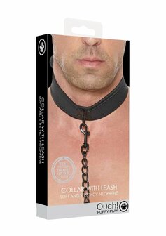 Neopreen Halsband met Riem