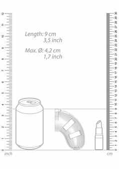 Model 10 Kuisheidskooi met plug - 9 cm