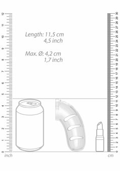 Model 11 Kuisheidskooi met plug - 11,5 cm