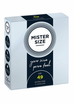 Pure Feel - Kondooms 49 mm - 3 pack