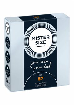Pure Feel - Kondooms 57 mm - 3 pack