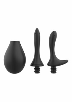 Anaal Douche Set 260ml Met 2 Siliconen Tips