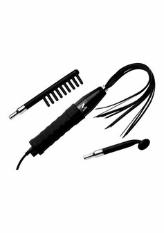 IS E-Stim Wand met 3 Siliconen Opzetstukken