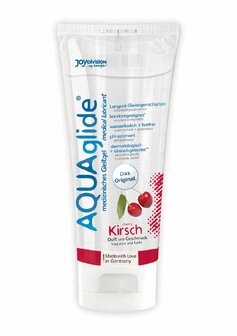 AQUAglide Neutral - Flavored Waterbased Lubricant - Cherry - 3 fl oz / 100 ml