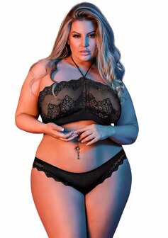 Halter Bandeaux &amp; Panty Set - M S/M