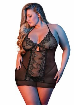 Nachthemd &amp; G-String Set - M S/M