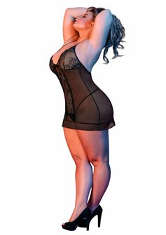 Nachthemd &amp; G-String Set - M S/M