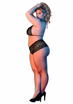 Triangel BH &amp; Brutale Korte Set - M S/M