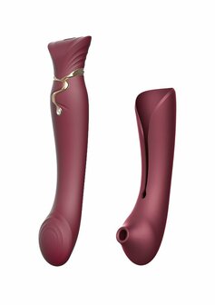 Queen - G-Spot Vibrator and Air Pulse Stimulator