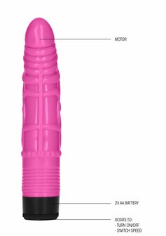 Lichte Realistische Dildo-Vibrator - 20 cm