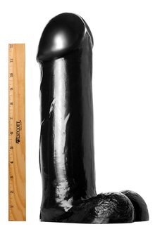 The Titan Dildo - XXL - 14.5 inch - Black