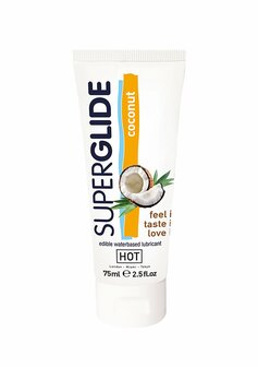 Superglide edible lubricant waterbased - coconut - 75 ml