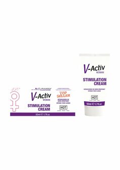 V-Activ - Stimulation Cream for Women - 2 fl oz / 50 ml
