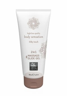 Silky Touch - 2 in 1 Massage- &amp; Glide Gel