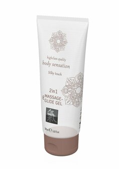 Silky Touch - 2 in 1 Massage- &amp; Glide Gel