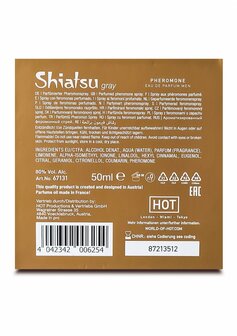 SHIATSU Pheromon Fragrance Man - Grey - 50 ml