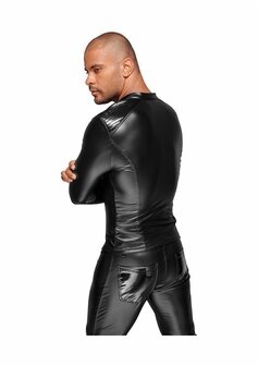 Wetlook Jack met PVC Plooien - S S