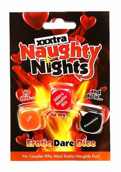 XXXtra Naughty Nights - Erotische Dare Dobbelstenen