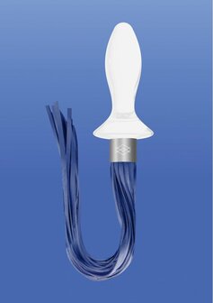 Tail - Glazen Butt Plug met Zweep Uiteinde