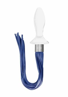Tail - Glazen Butt Plug met Zweep Uiteinde