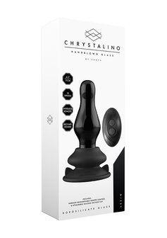 Missy - Glazen Butt Plug met Vibratie en afstandbediening