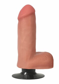 Vibrerende Dildo met Ballen - 15 cm