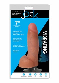 Vibrerende Dildo met Ballen - 18 cm