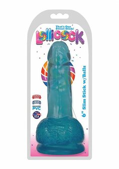 Slim Stick Berry Ice - Dildo met ballen - 15 cm
