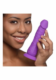 Silicone Dildo zonder Ballen - 18 cm