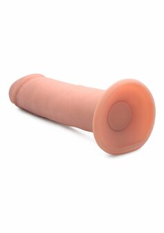 Vibrerende Siliconen Dildo met Afstandsbediening - 20,5 cm