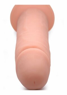 Vibrerende Siliconen Dildo met Afstandsbediening - 23 cm