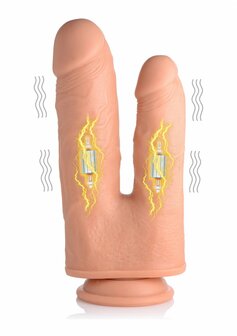 Double Shot Vloeibare Siliconen Dubbele Penetratie Dildo - 20,5 cm