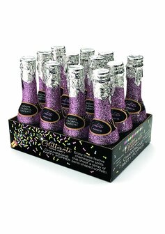 Glitterati Champagne Confetti Display of 12