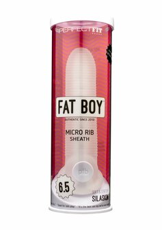 Fat Boy Micro Ribbed Sheath - Dildo - 16,5 cm