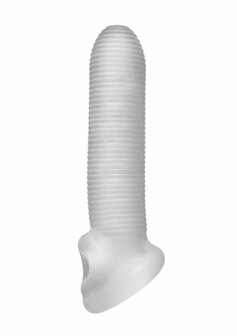 Fat Boy Micro Ribbed Sheath - Dildo - 16,5 cm