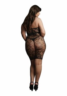 Star Strass Bodysuit - Plus Size Queen Size