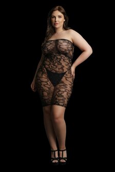 Star Strass Bodysuit - Plus Size Queen Size