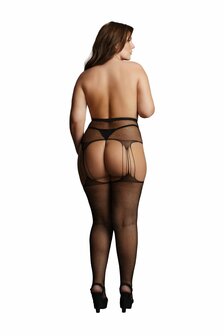 Jarretel Panty met Strass - Plus Size OSX