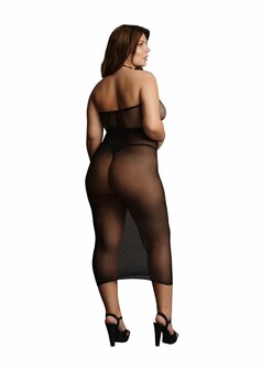 Lingerie Jurkje met Hoge Hals - Plus Size OSX