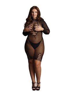 Visnetjurk met Lange Mouwen - Plus Size OSX