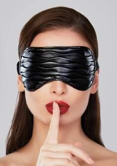 Butter Soft - Masker van Imitatieleer met Ruches - One Size One Size