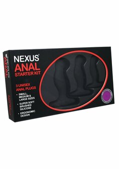 Anal Starter Kit - 3 Stevige Siliconen Anaal Pluggen
