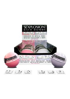 Sexplosion! Bath Bombs (6 bombs in 3 scents, no display)