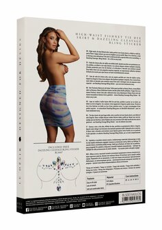 Visnetrok met Hoge Taille en Dazzling Sticker - One Size O/S