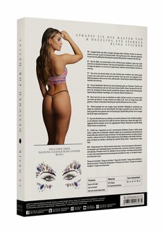 Haltertop met Bandjes en Dazzling Sticker - One Size O/S